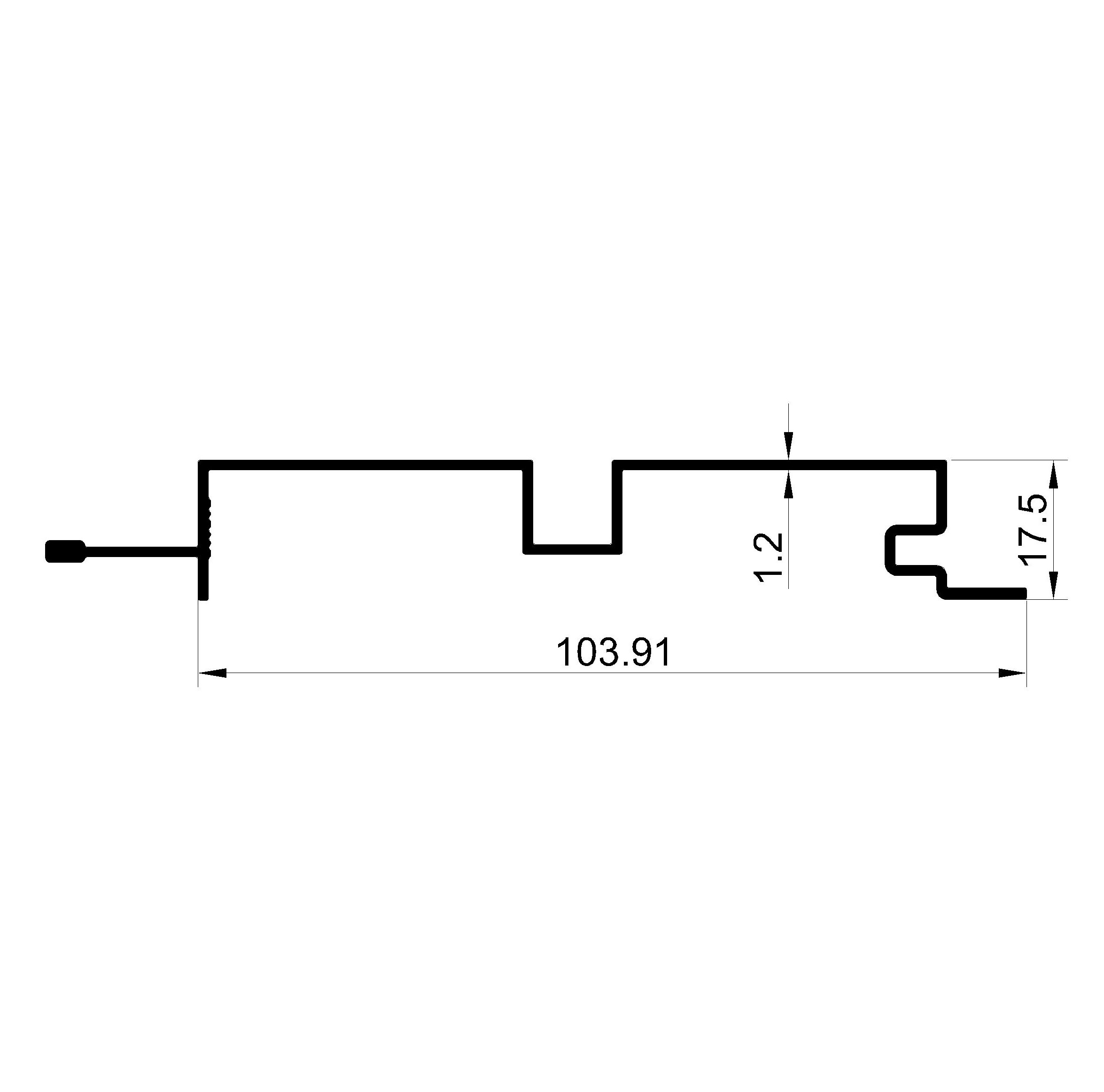 4.2 cm Decorative Profile